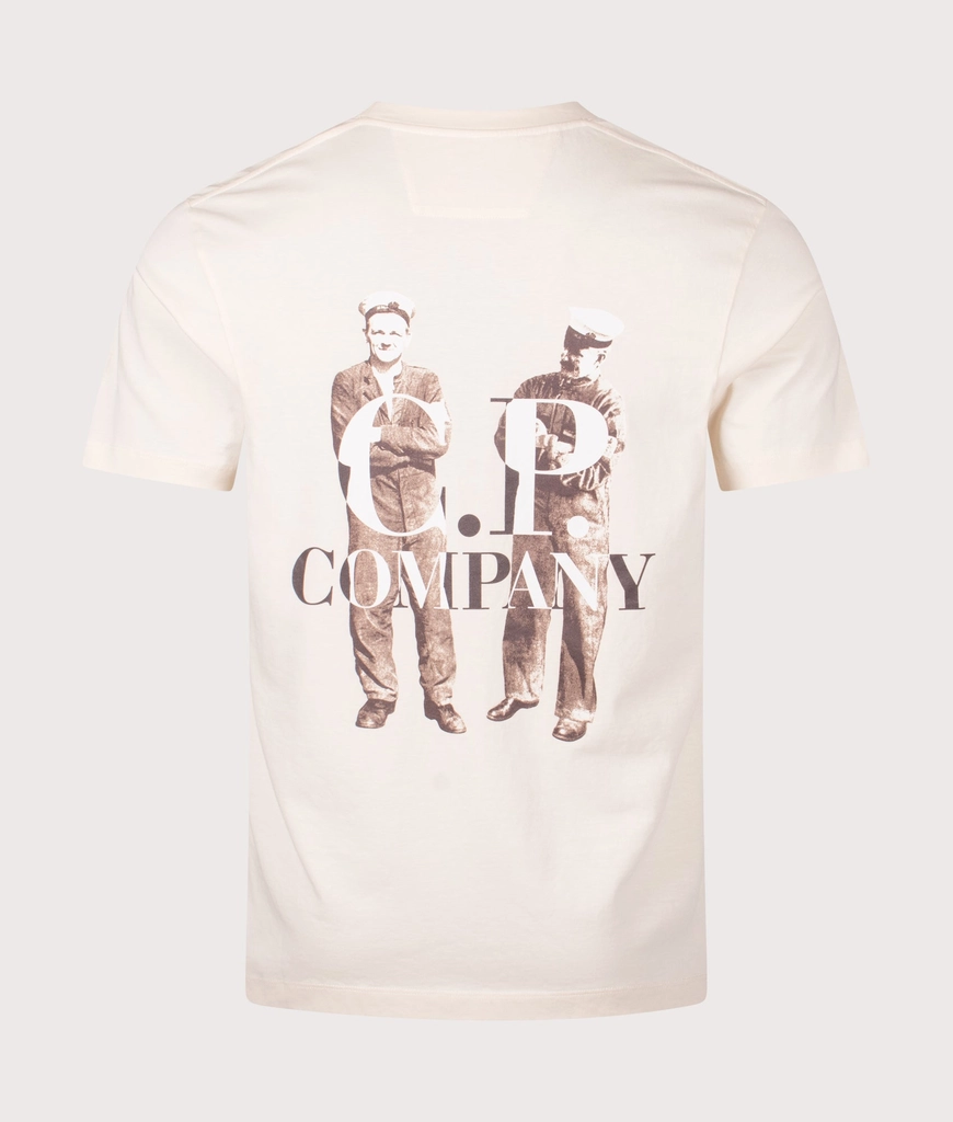 CP Company Mens British Sailor Logo T-Shirt
